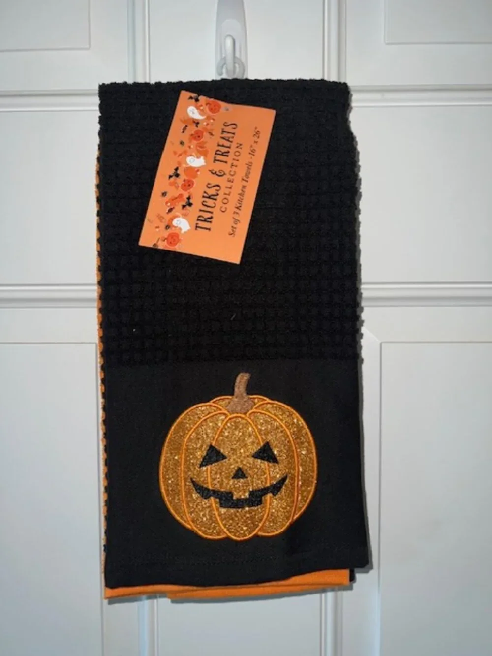 Set of 3 Halloween Kitchen Towels